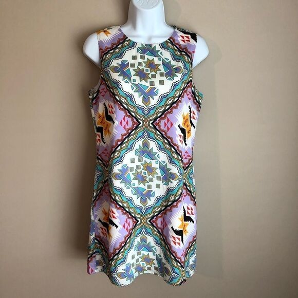 Naven Aztec Shift Dress - Picture 1 of 6